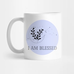 Affirmation Collection - I Am Blessed (Blue) Mug